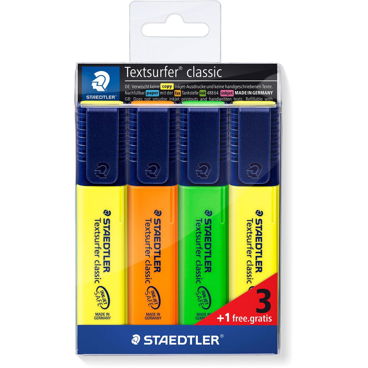 Staedtler 364 tekstmarkere sampak 4 stk.