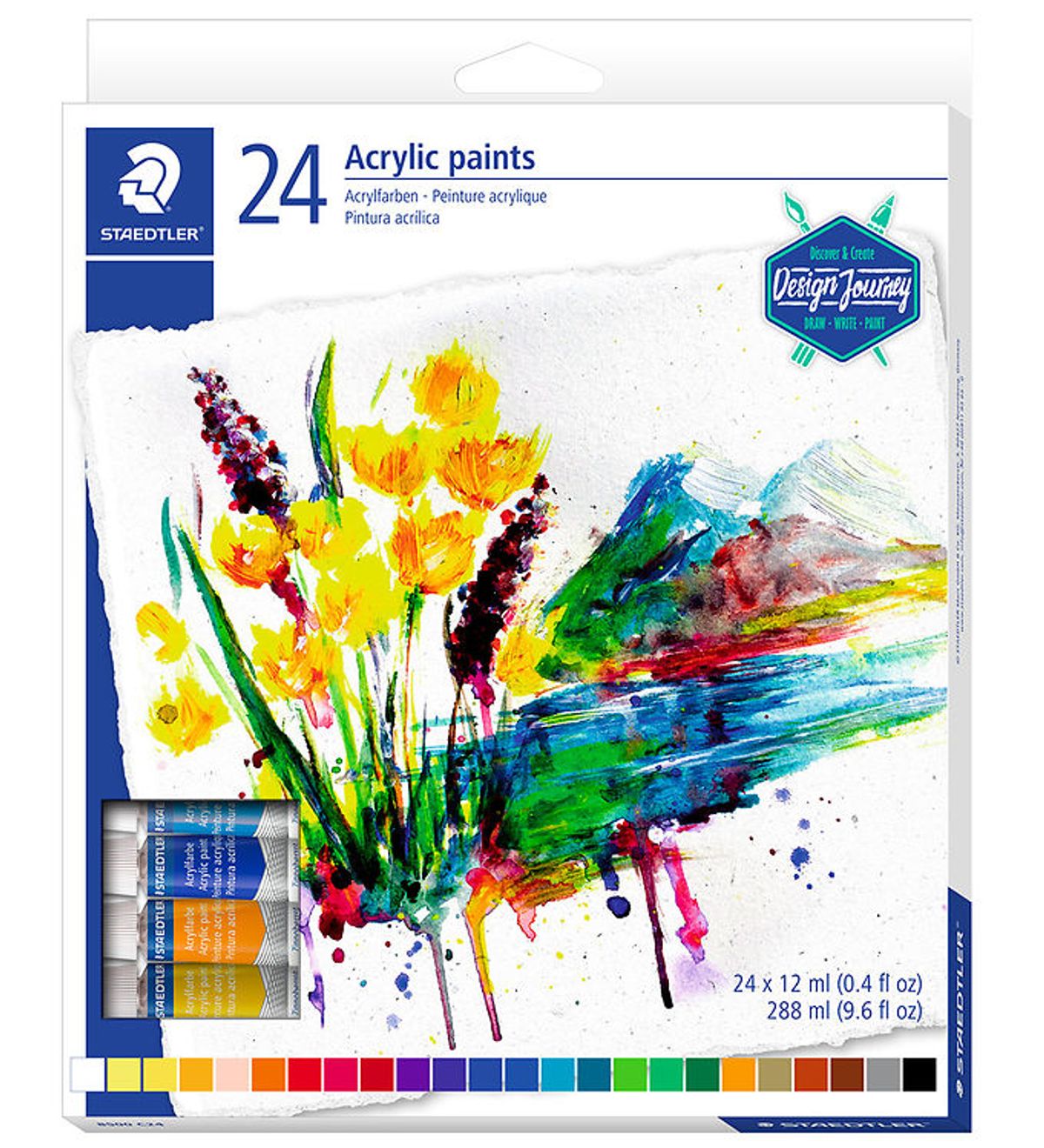 Staedtler Akryl Maling - 24 stk - 12 ml