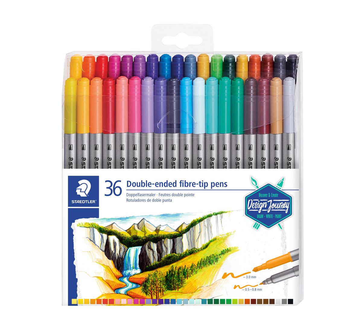 Staedtler Duo tusser 36 stk