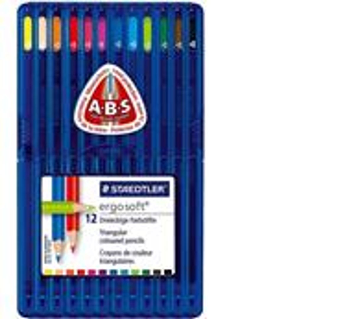 Staedtler ergosoft farveblyanter, 12 stk