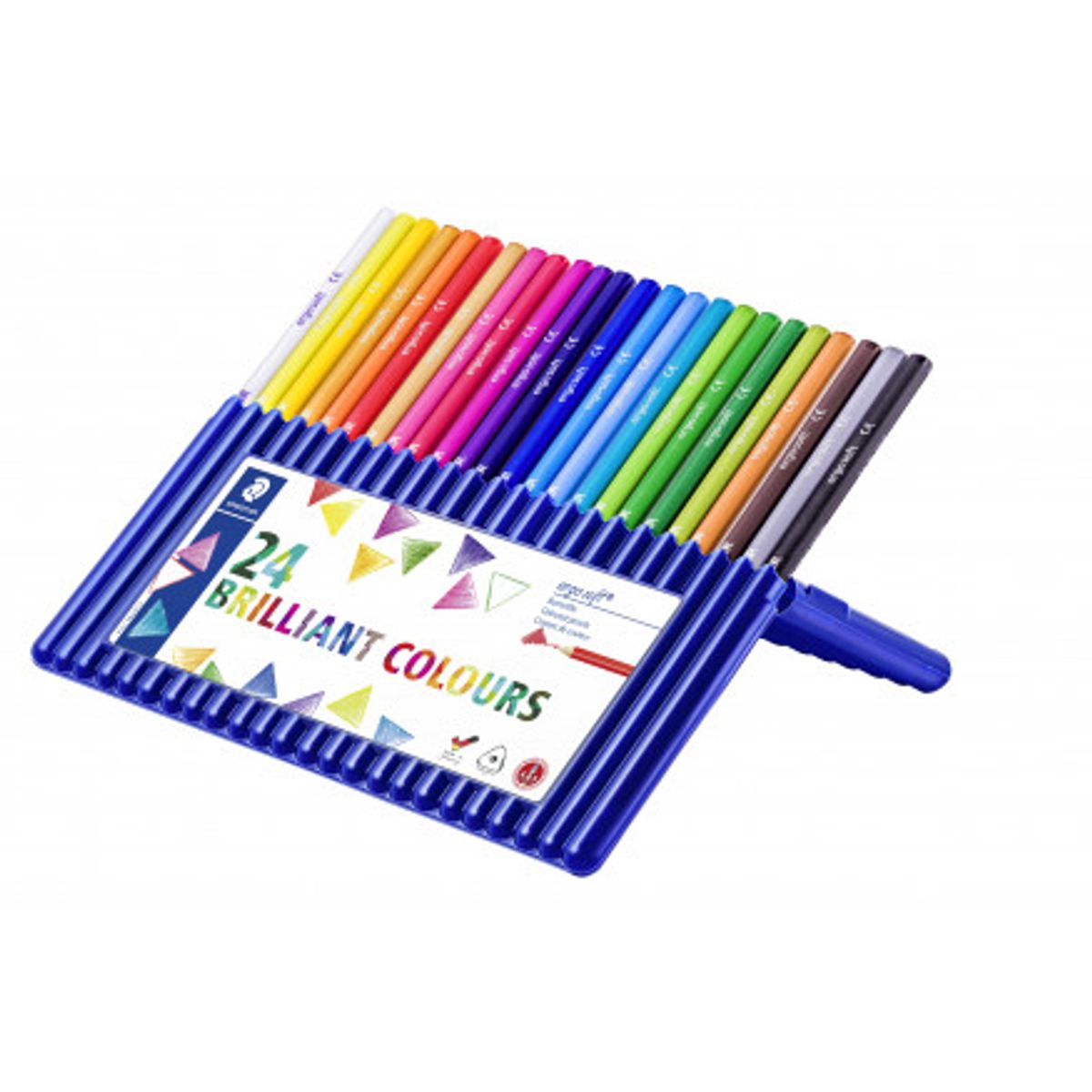 Staedtler Ergosoft Farveblyanter Ass. farver - 24 stk