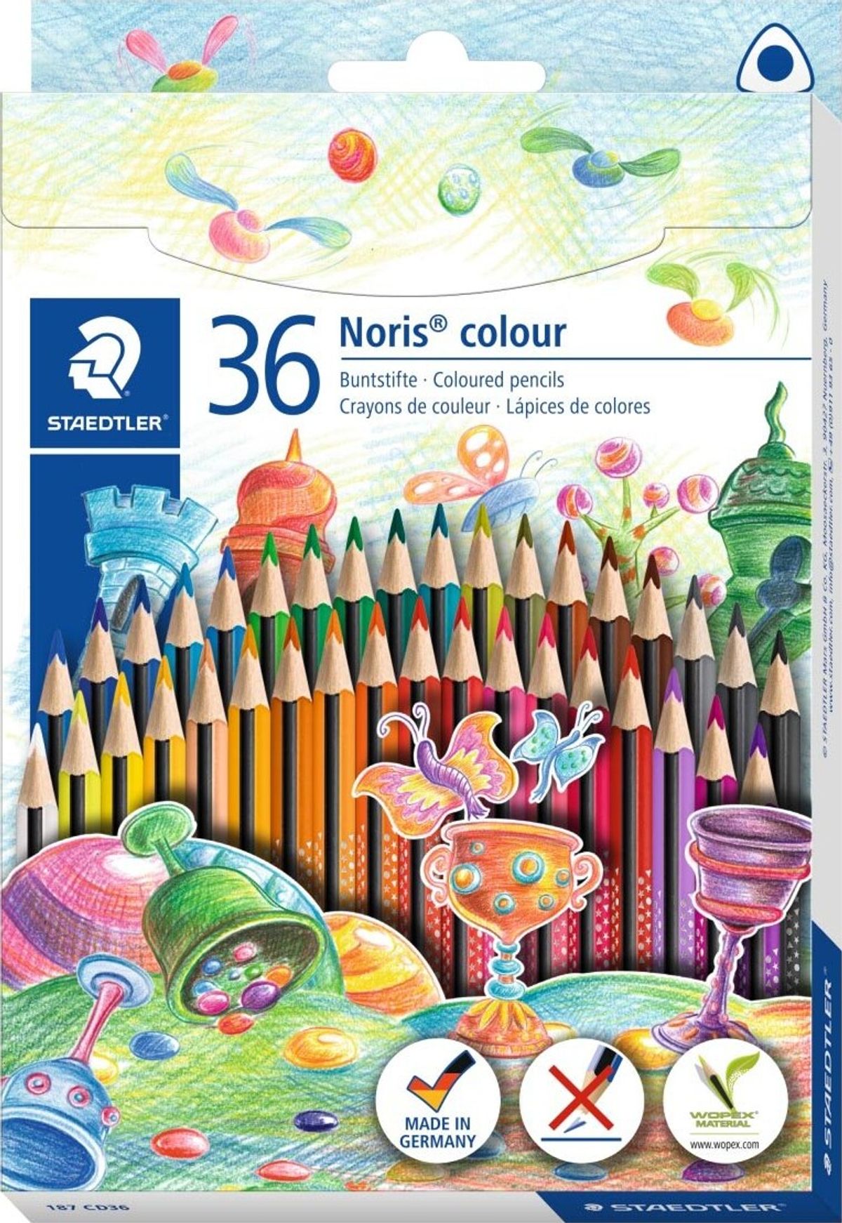 Staedtler - Farveblyanter - Noris Colour - 36 Farver