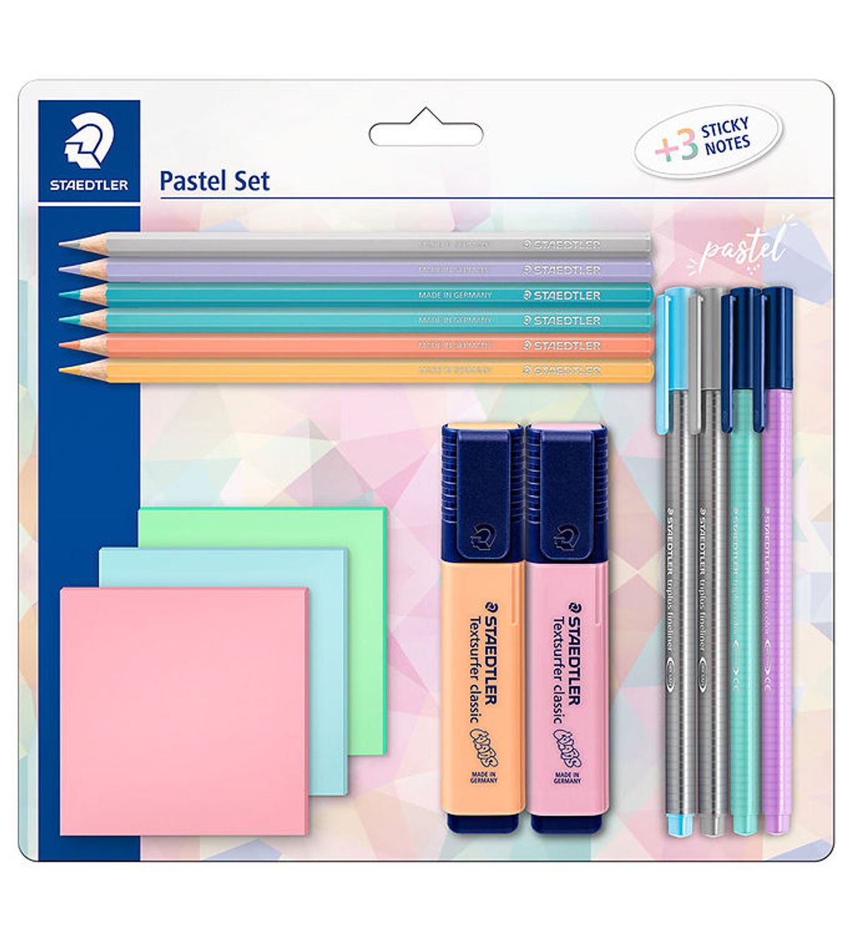 Staedtler Farvesæt - Pastel - 15 Dele