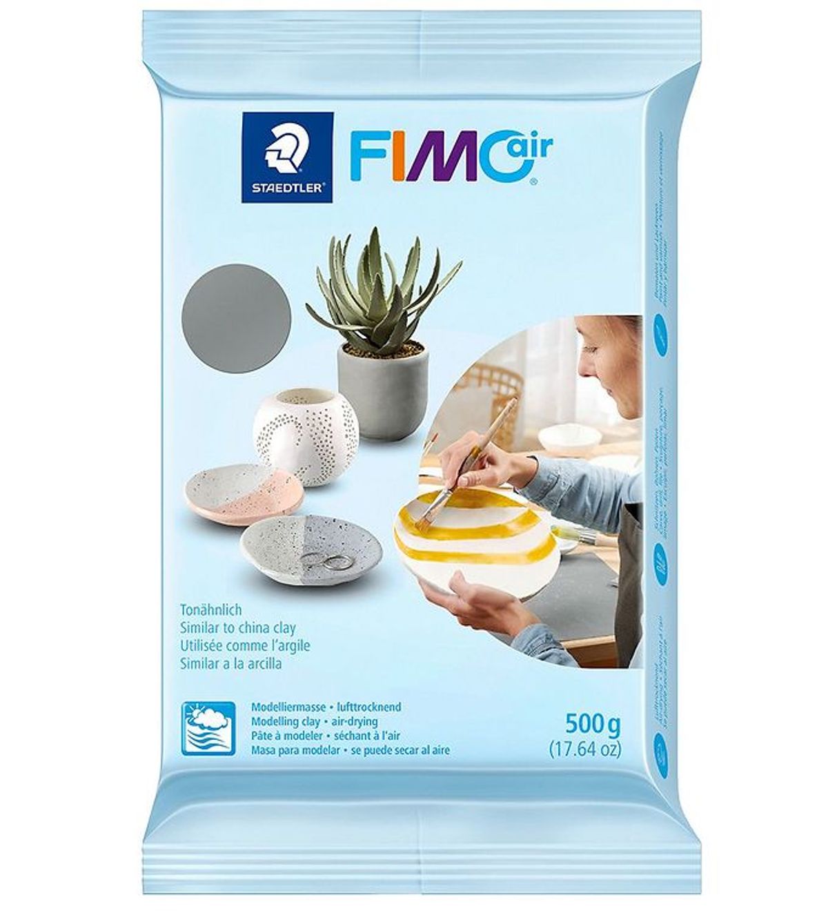 Staedtler FIMO Modellervoks - 500g - Grå