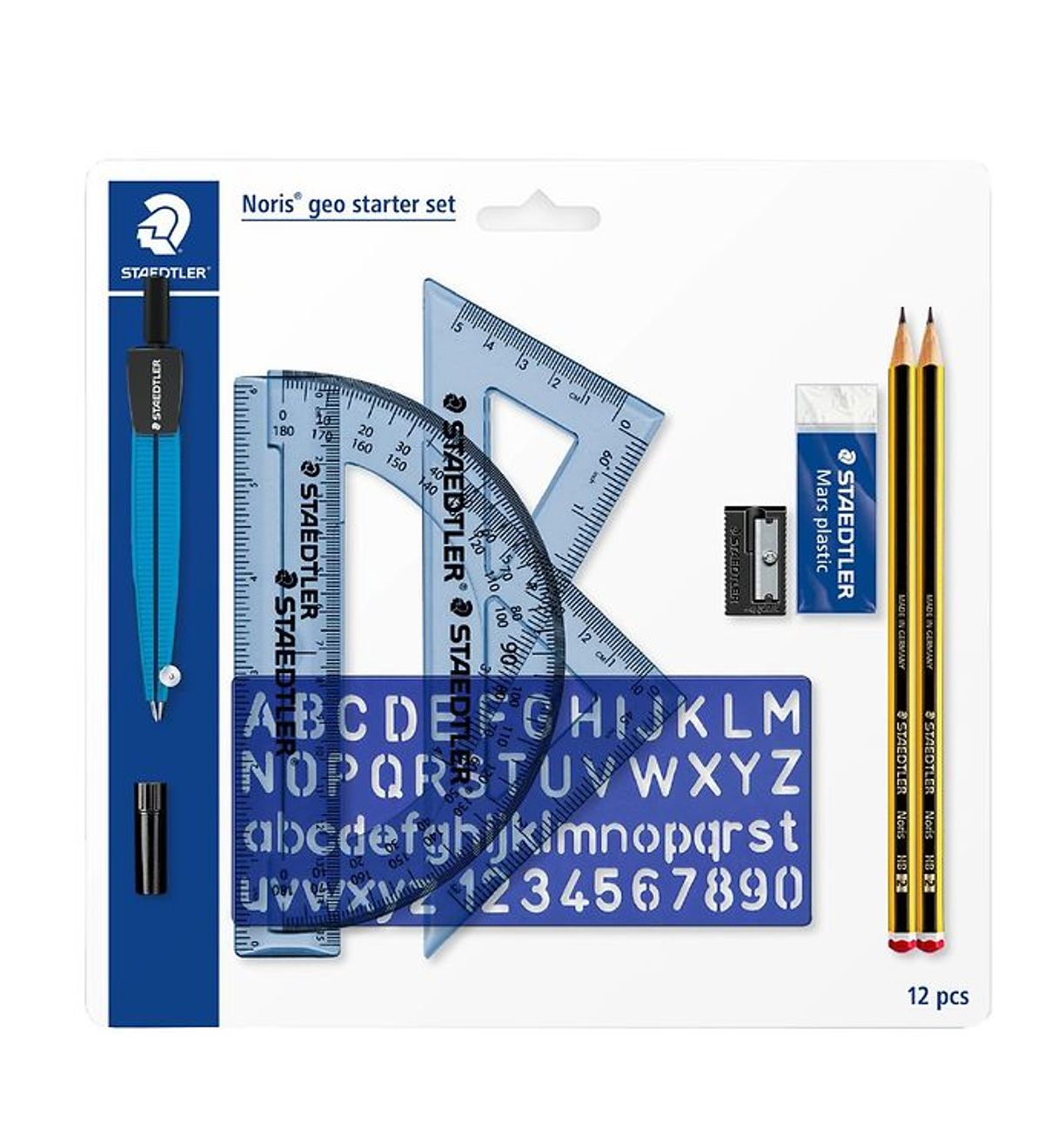 Staedtler Geometrisæt - Noris - 12 dele