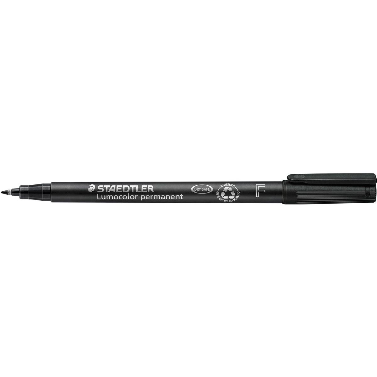 Staedtler Lumocolor 318F permanent overheadpen 0,6mm sort