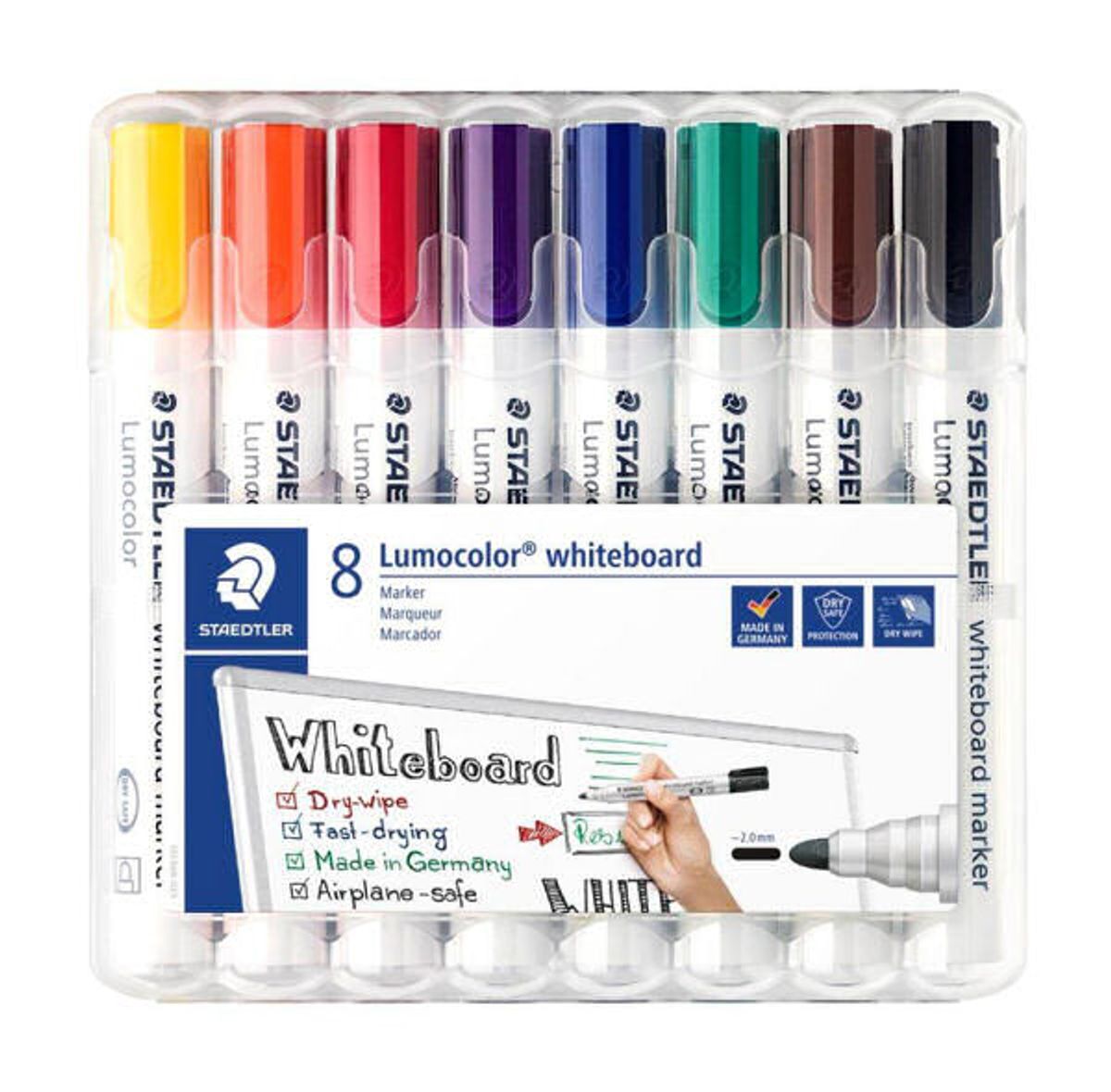 Staedtler lumocolor whiteboard marker 8 stk.