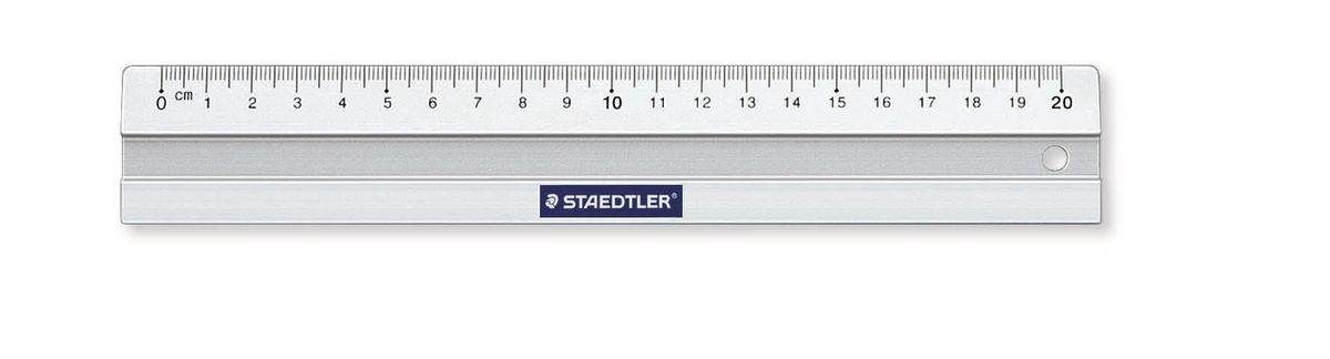 Staedtler metallineal, 20 cm