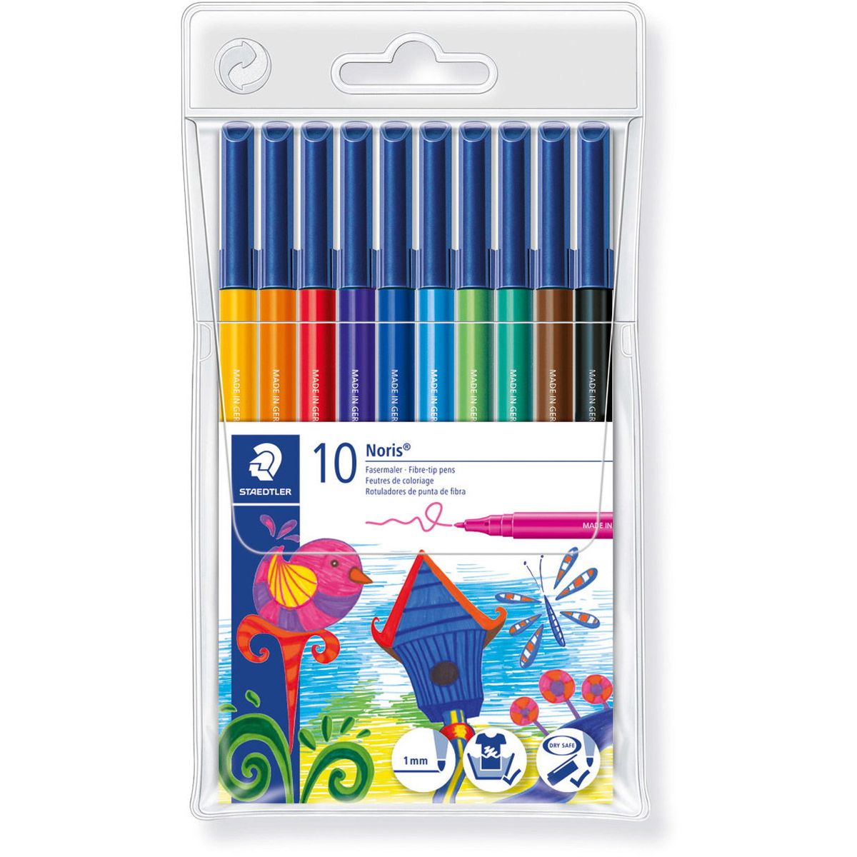 STAEDTLER Noris Club 326 tusser flerfarvet 10 stk