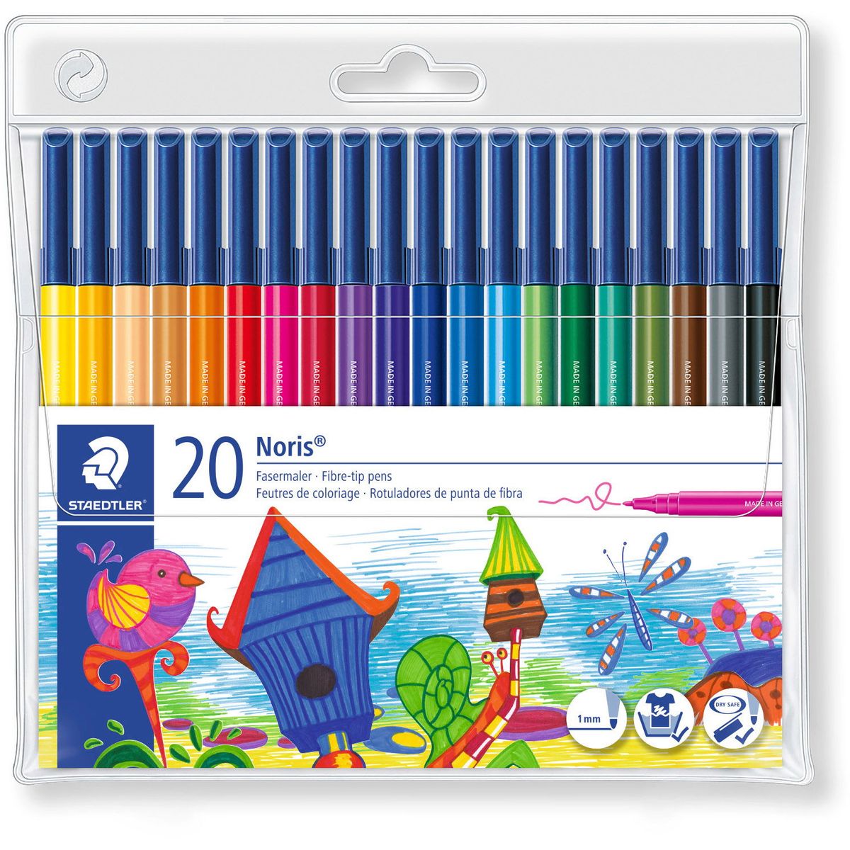 STAEDTLER Noris Club 326 tusser flerfarvet 20 stk