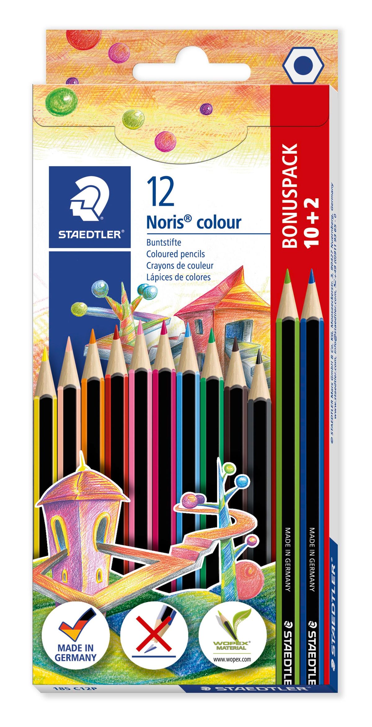 Staedtler Noris colour - Farveblyanter 12 stk