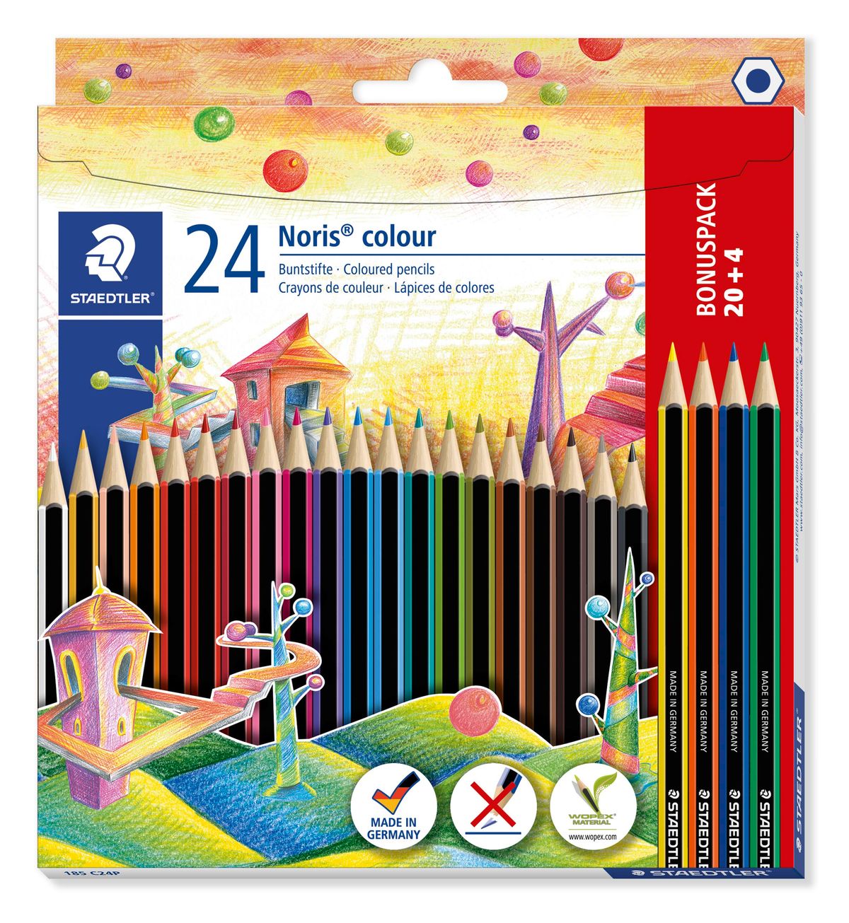 Staedtler Noris colour - Farveblyanter 24 stk