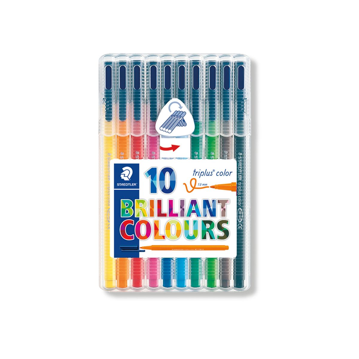 Staedtler Triplus 323 10 ass. Farver