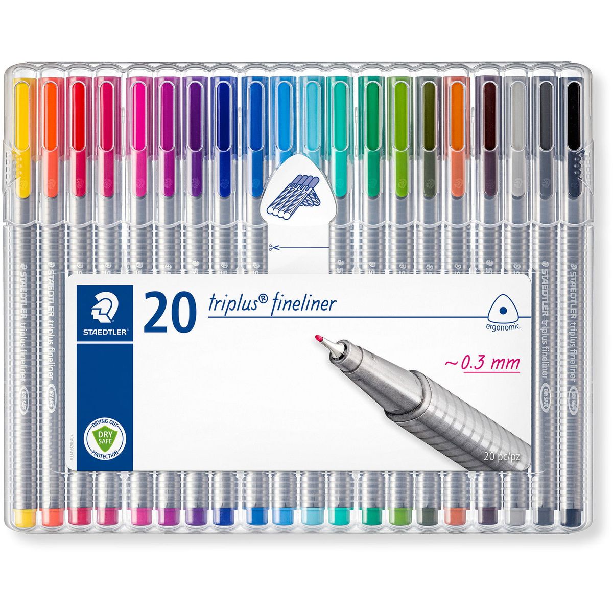 Staedtler Triplus 334 fineliner 0,3mm 20stk