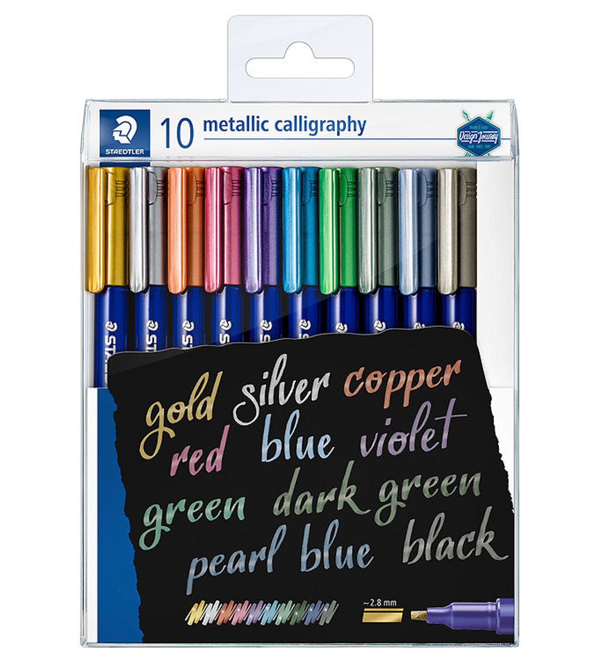 Staedtler Tuscher - Metallic Calligraphy - 2,8 mm - 10 stk