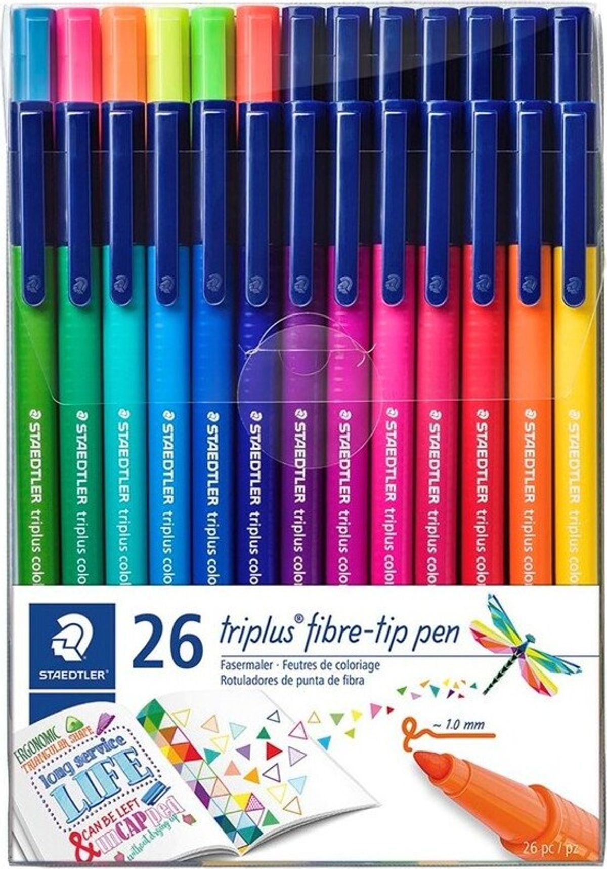 Staedtler Tusser - Triplus Brilliant Colour - 26 Stk.