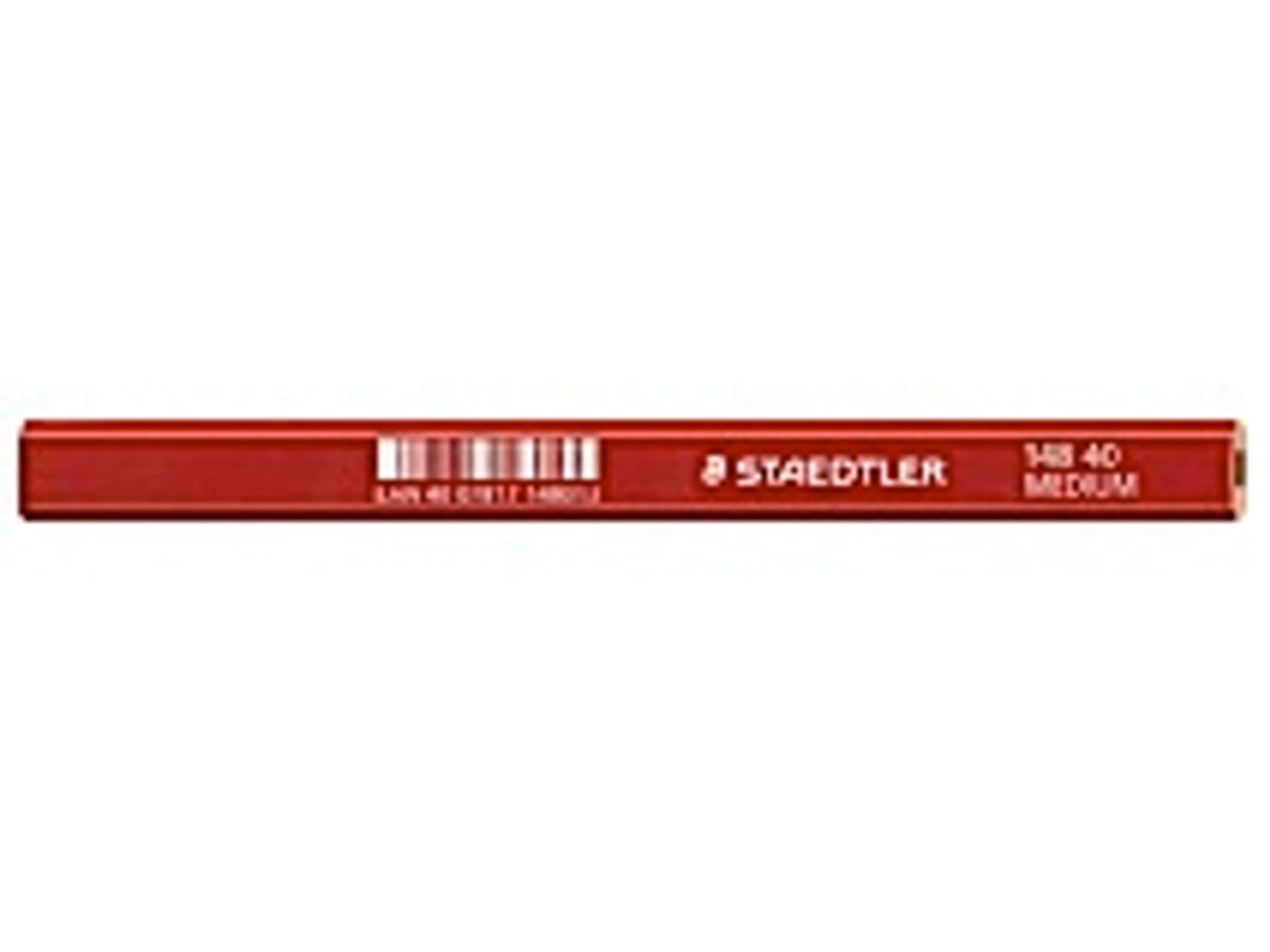 Staedtler Tømrerblyant rød 12 stk