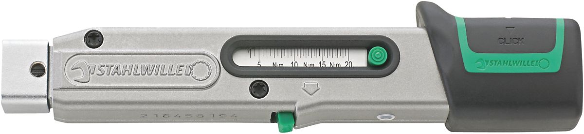 Stahlwille momentnøgle 2-10 Nm 730/2-1 Quick indstilling & indstiks system