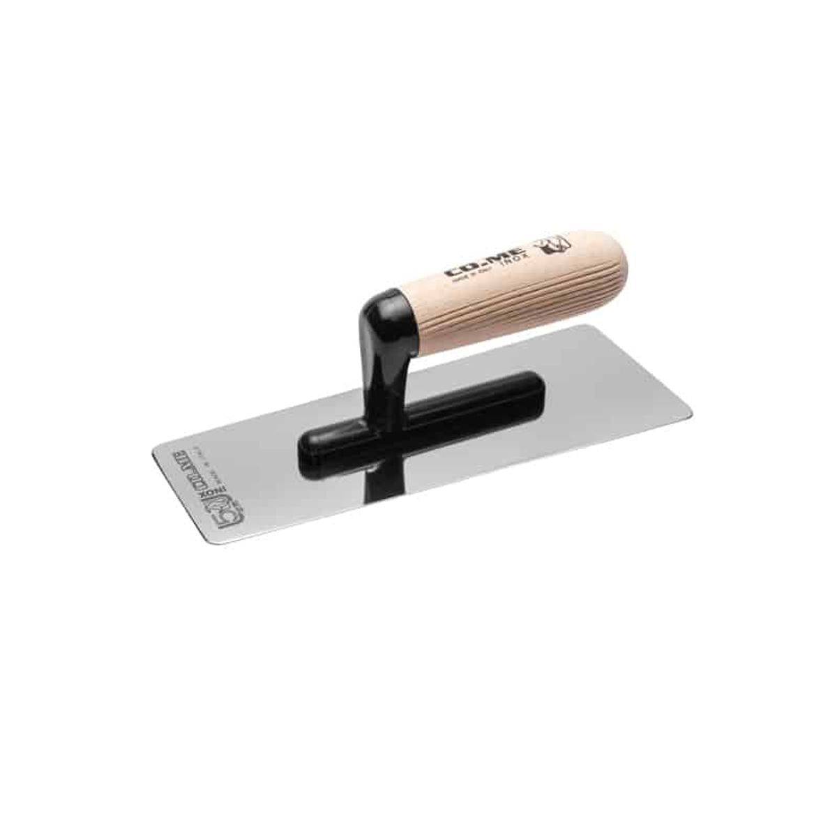 Stainless steel mirror-polished trowel - 200x80