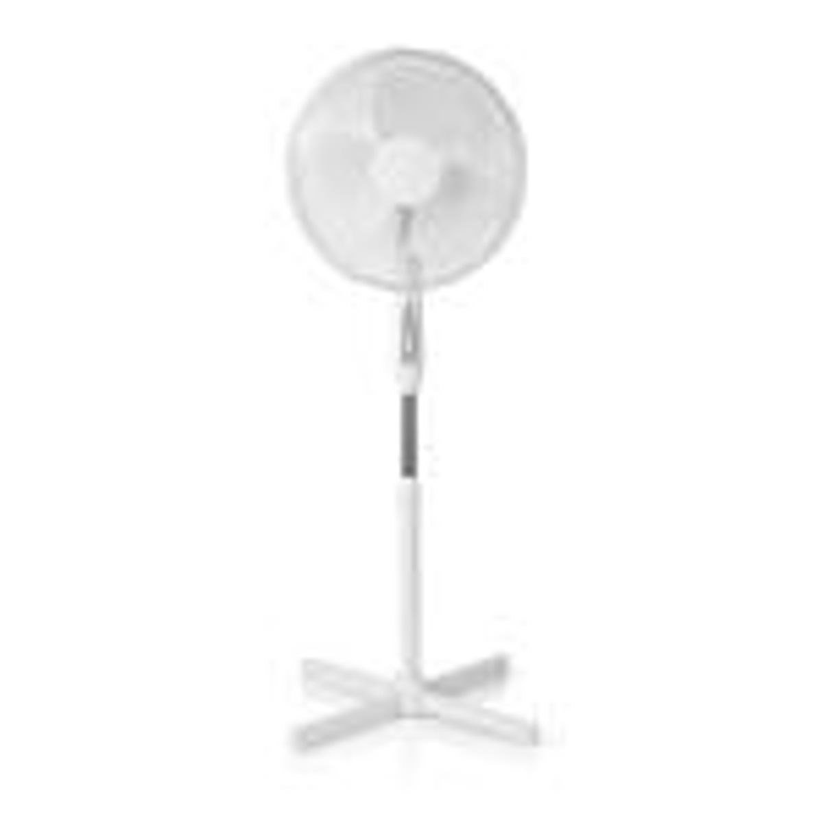 Stand Fan | Diameter: 40 cm | 3-Hastighed | Svingning | 45 W | Justérbar højde | Shut-off timer | Fjernbetjening | Vindtilstande: Naturlig / Hvile | Hvid