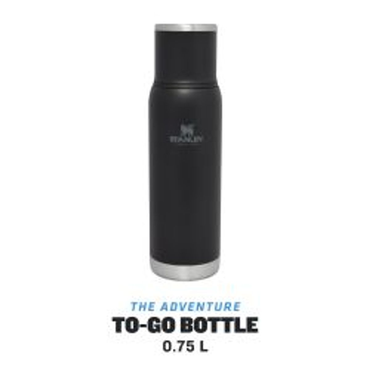 Stanley Adventure To-go Bottle .75l - Black - Termoflaske