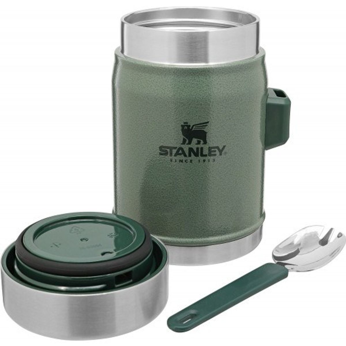 Stanley Legendary Food Jar + Spork4L Hammertone Green