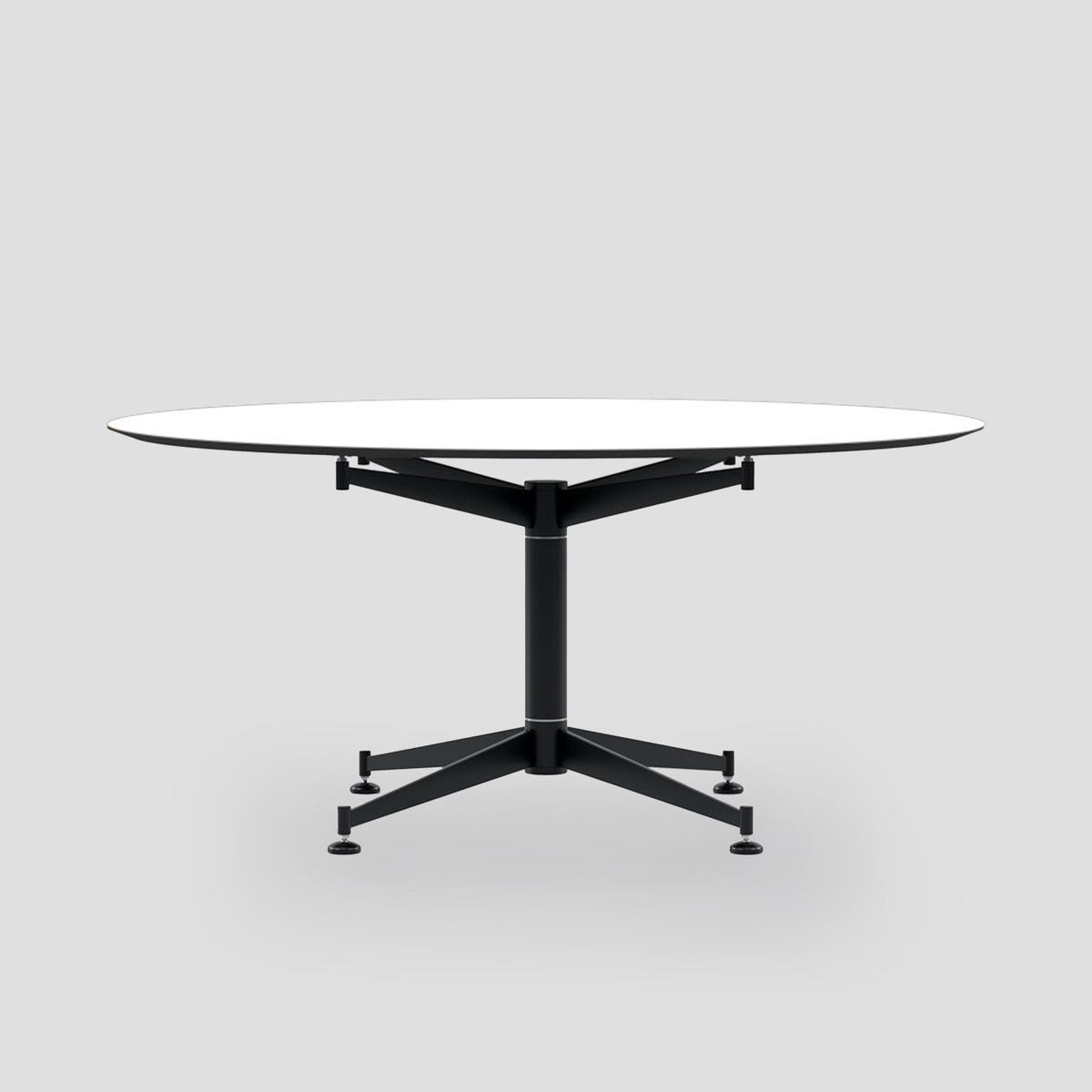 Star Table - 73-75 / Ø160 Laminate / Crystal White