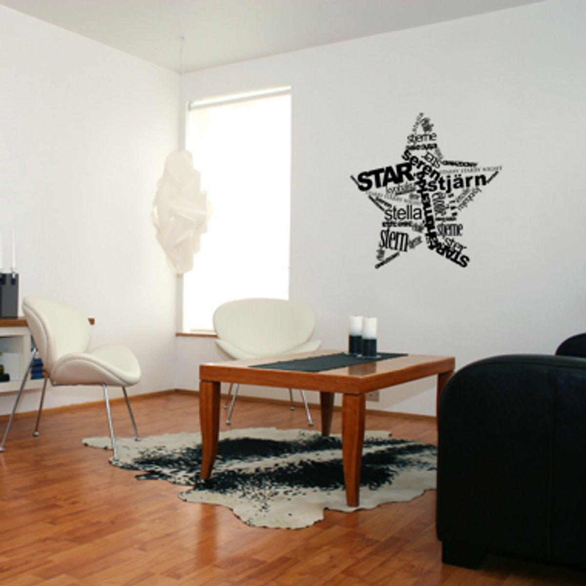 Star wallsticker af Diana Lovring, 95x95 cm