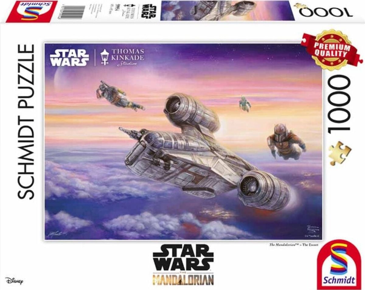 Star Wars Puslespil - Thomas Kinkade - The Escort - 1000 Brikker - Schmidt