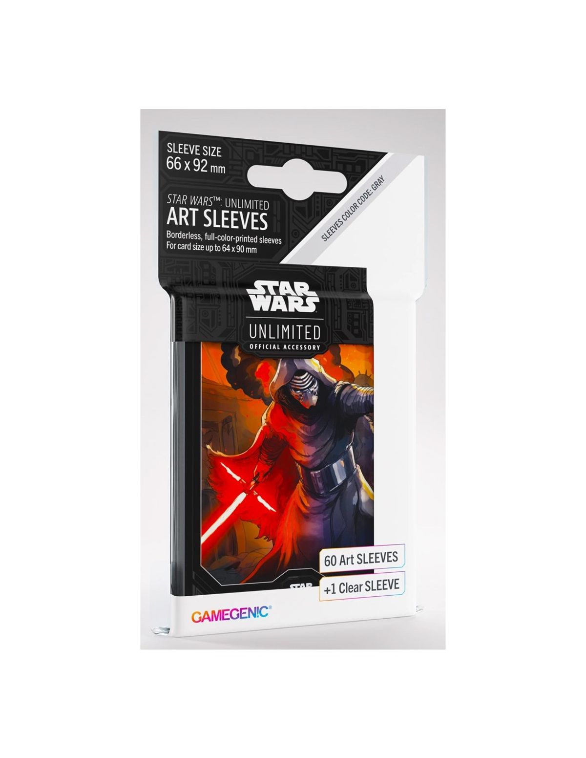 Star Wars Unlimited Art Sleeves, Kylo Ren - 60 stk - plastiklommer - Gamegenic