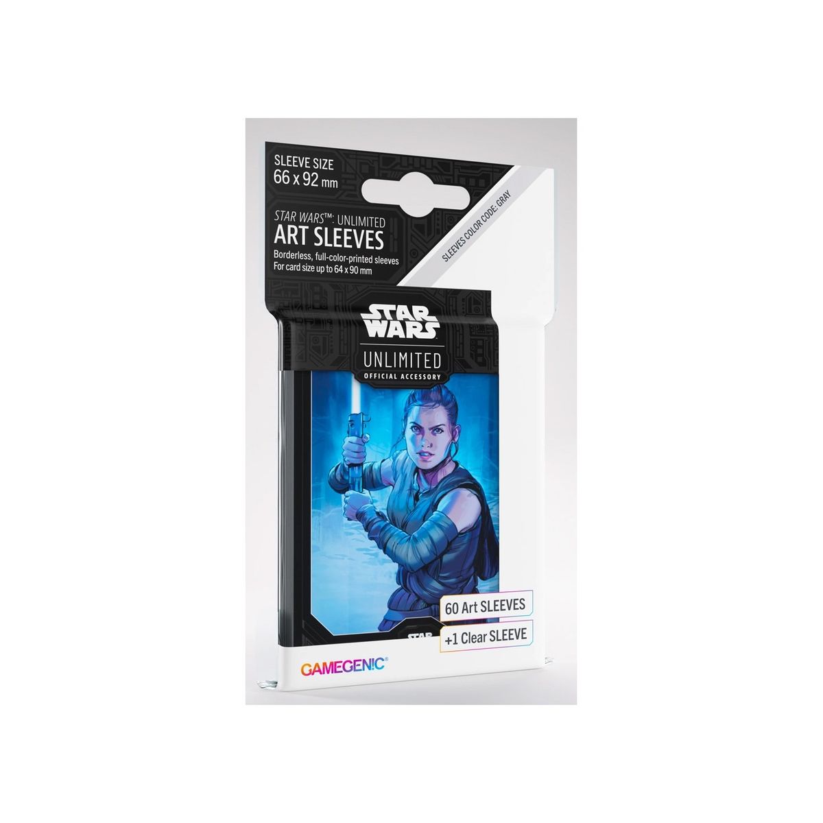 Star Wars Unlimited Art Sleeves, Rey - 60 stk - plastiklommer - Gamegenic