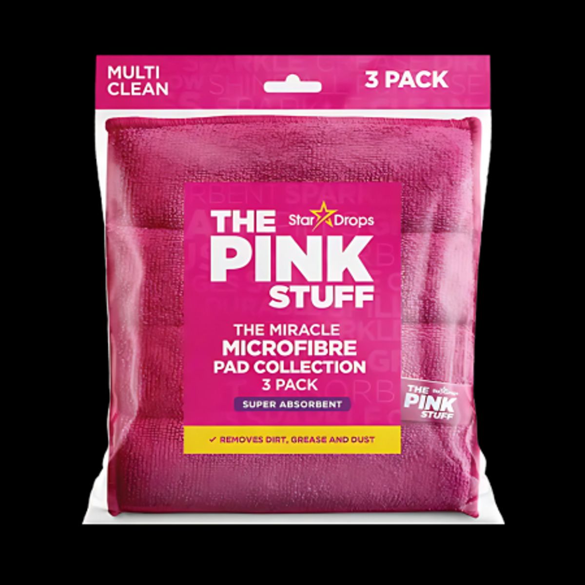 Stardrops The Pink Stuff The Miracle Microfibre Collection - 3 Pack