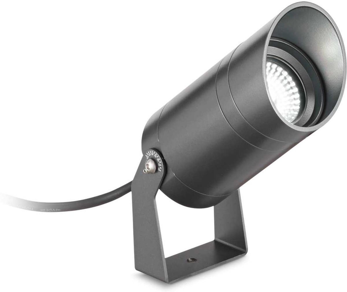 Starlight, Projektor, 10W, LED, grå/3000 kelvin, metal, L75xH100xB125mm