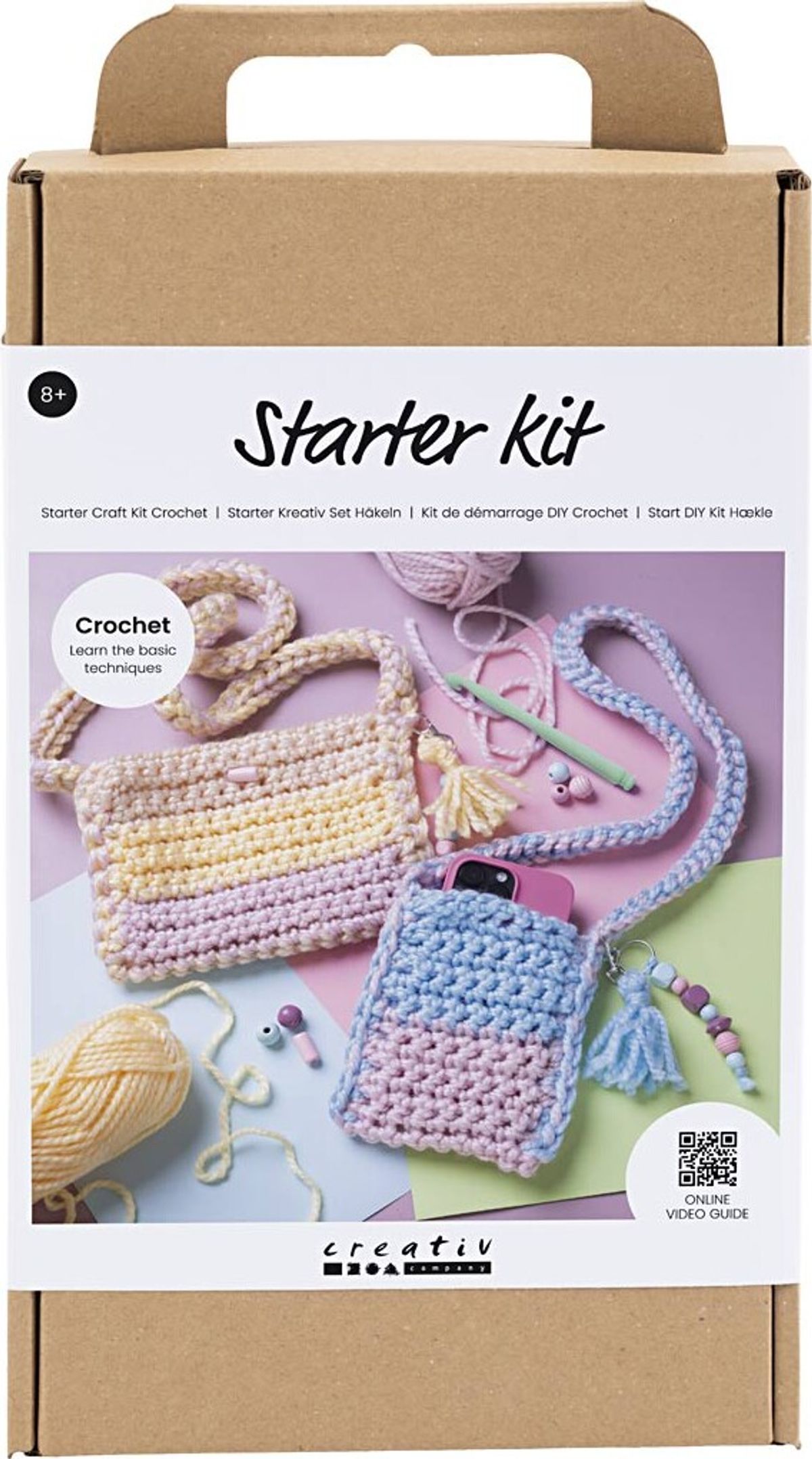 Start Diy Kit Hækle - Tasker - Assorterede Farver