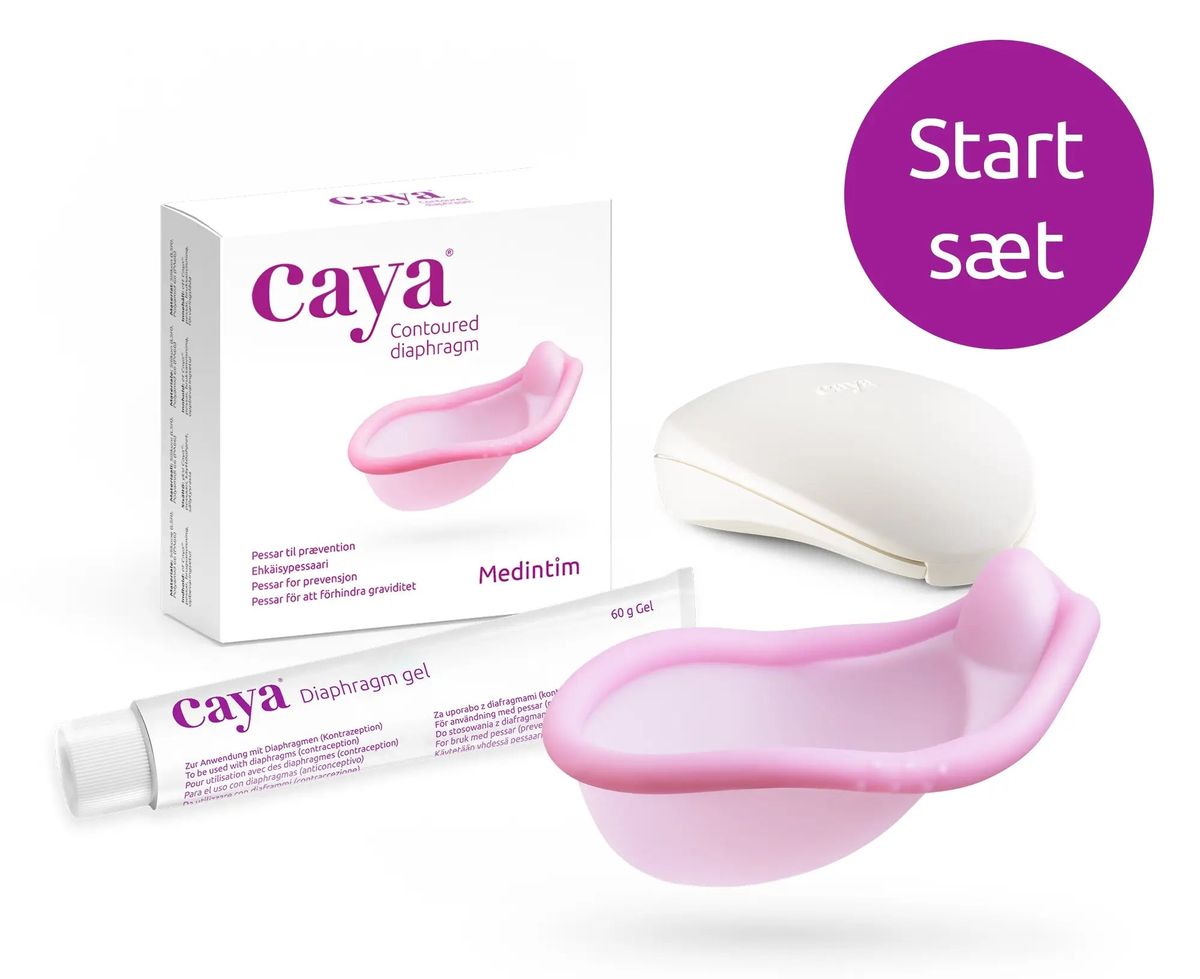 Startsæt: Caya Pessar + Caya Gel. Hormonfri prævention