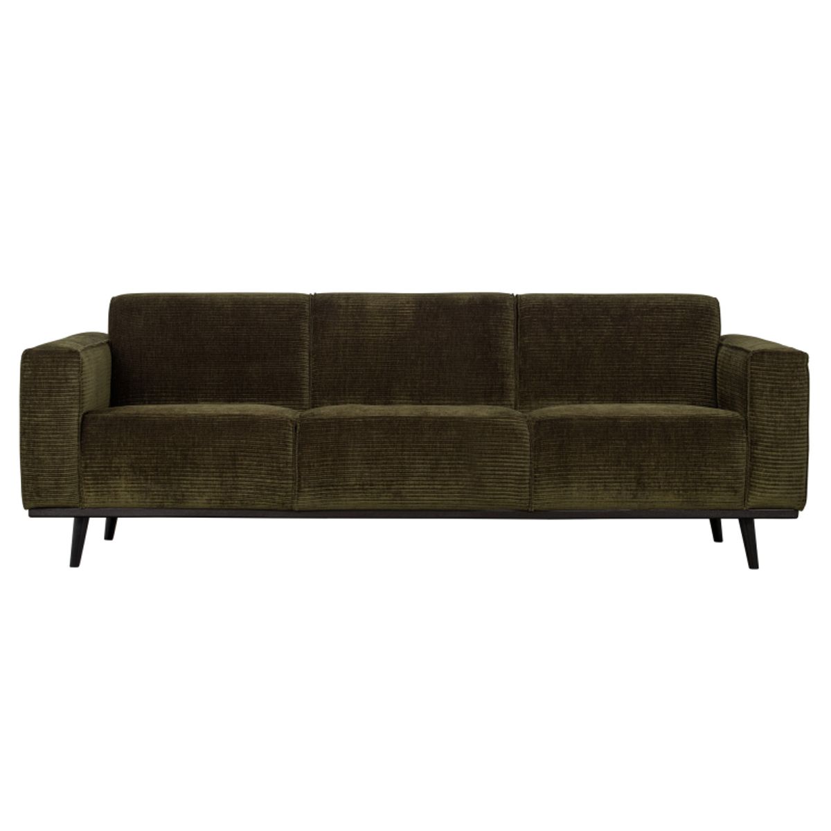 Statement 3-pers Sofa 230 cm Flat Rib - Warm Green