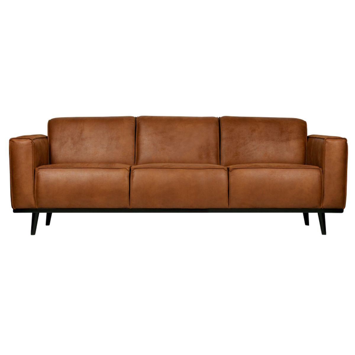 Statement 3-pers Sofa 230 cm Økolæder - Cognac