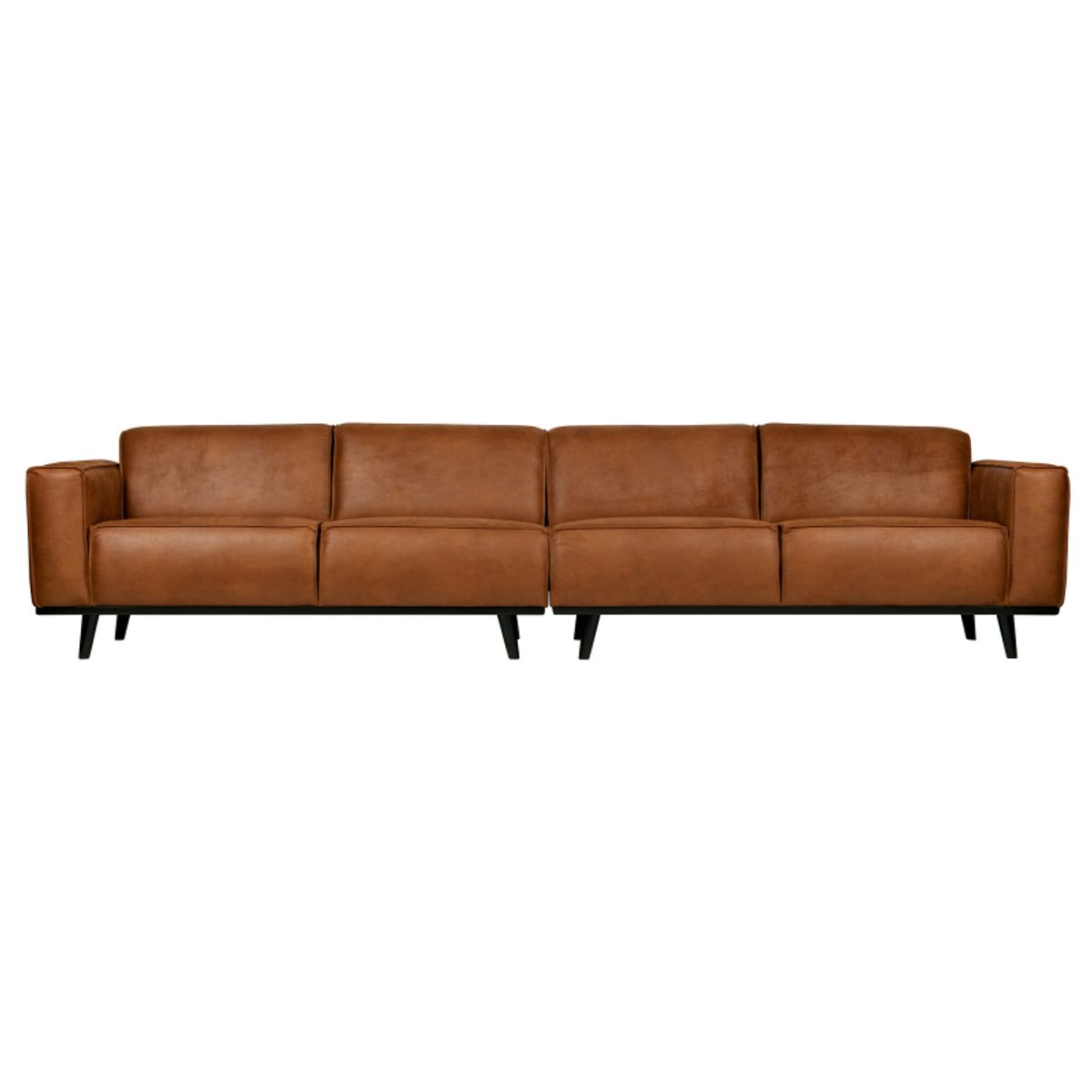 Statement Xl 4-pers Sofa 372 cm Økolæder - Cognac