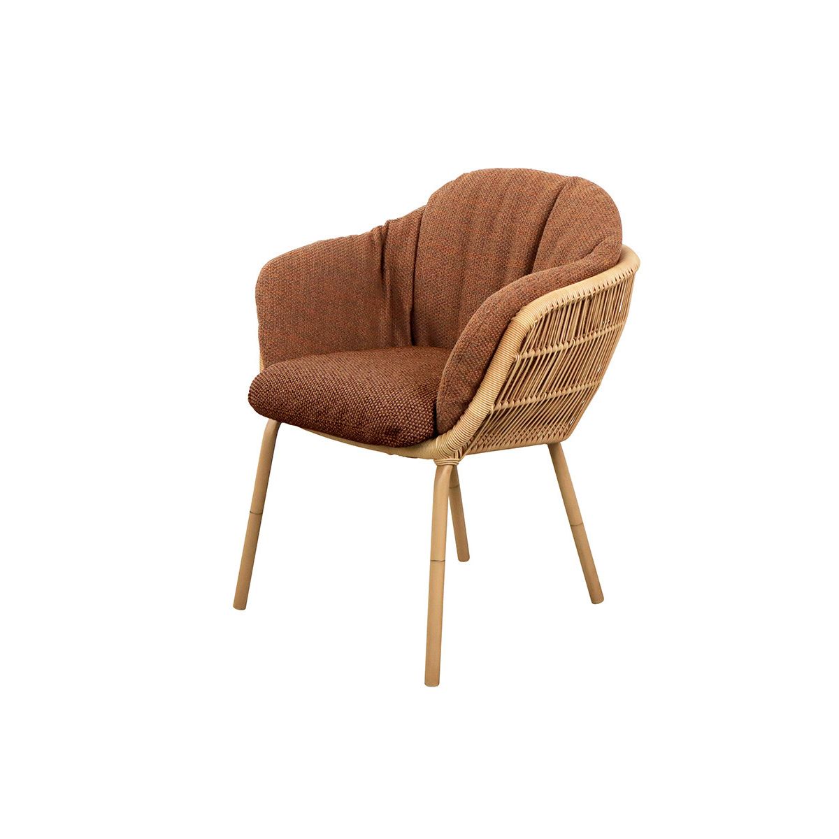 Stay Chair w. 4 Legs fra Cane-line (Umber Brown, Cane-line Rise)