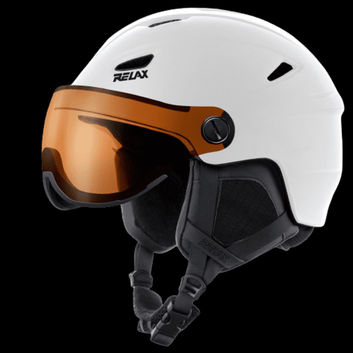 Stealth Ski Hjelm Visor (Farve: Hvid, Størrelse: M)