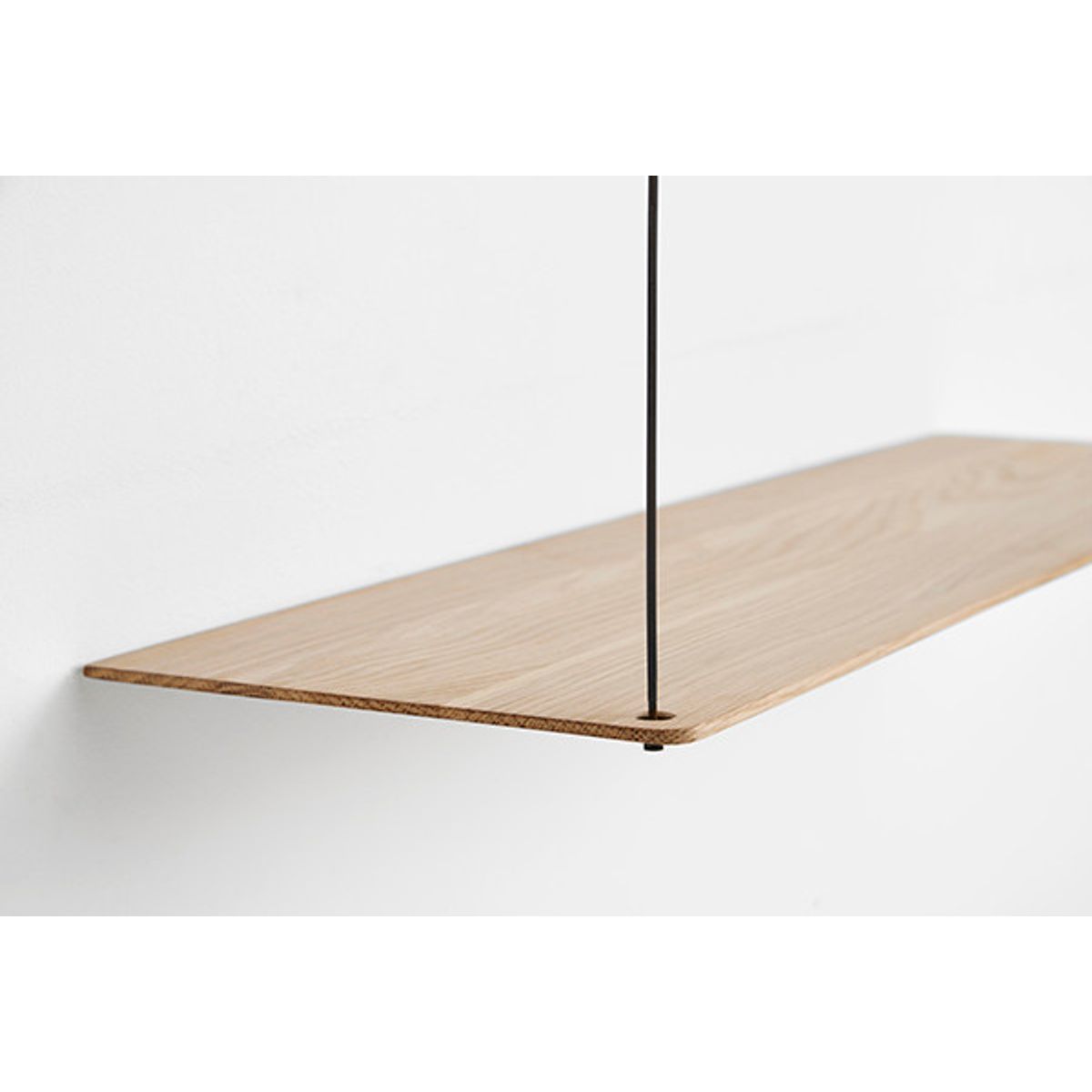 Stedge Shelf, 60 cm fra Woud (Hvidpigmenteret, 1 hylde (add-on))