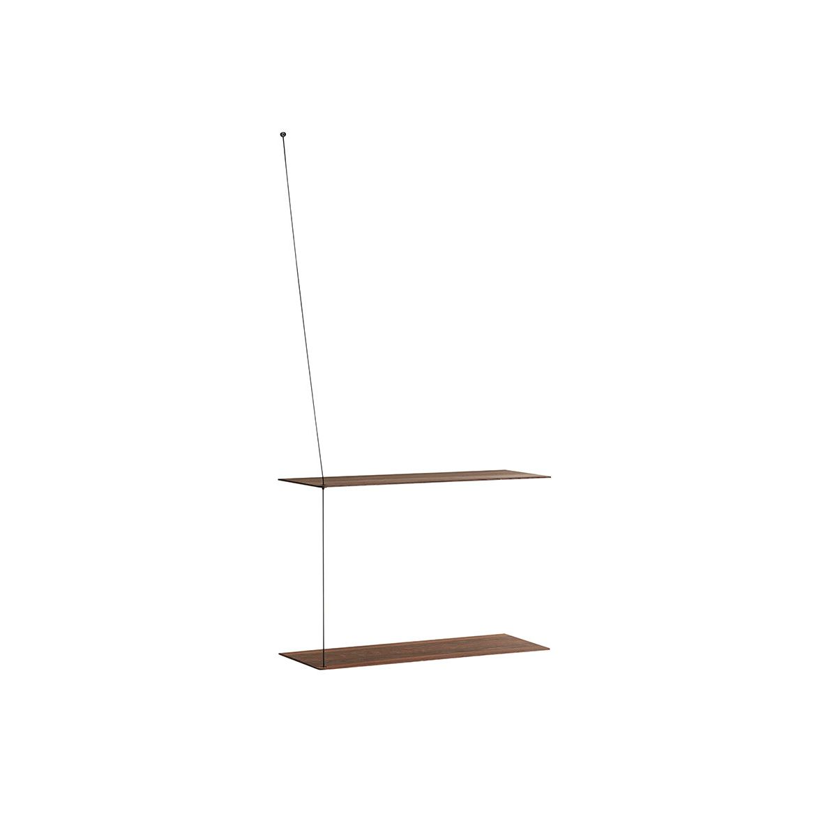 Stedge Shelf, 60 cm fra Woud (Røget eg, 2 hylder)