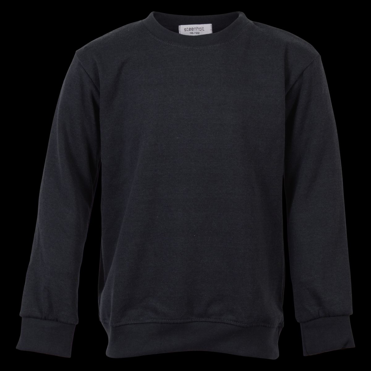 Steenholt Børne Sweatshirt - Black - 104/110