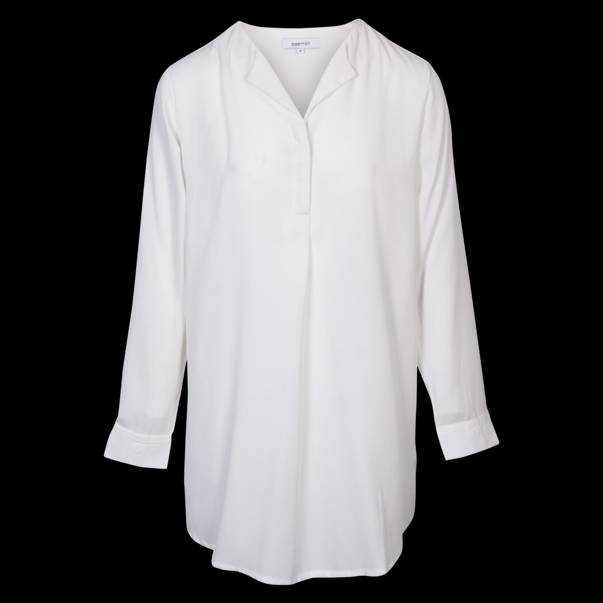 Steenholt Clara Dame Kjole - Bright White - 44