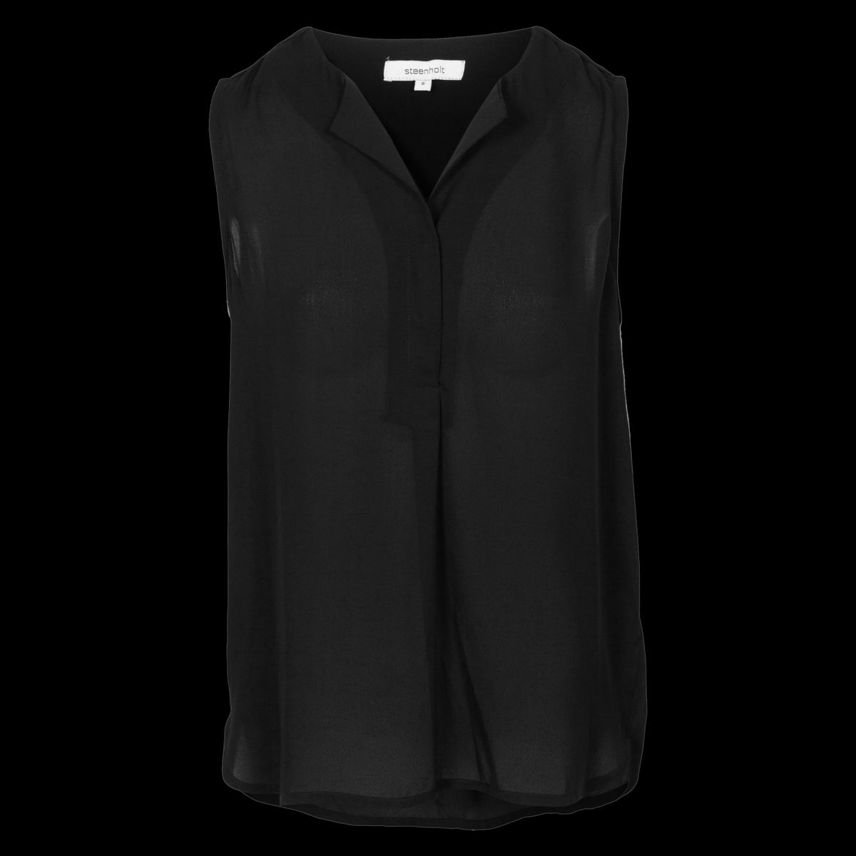 Steenholt Clara Dame Top - Jet Black - 44