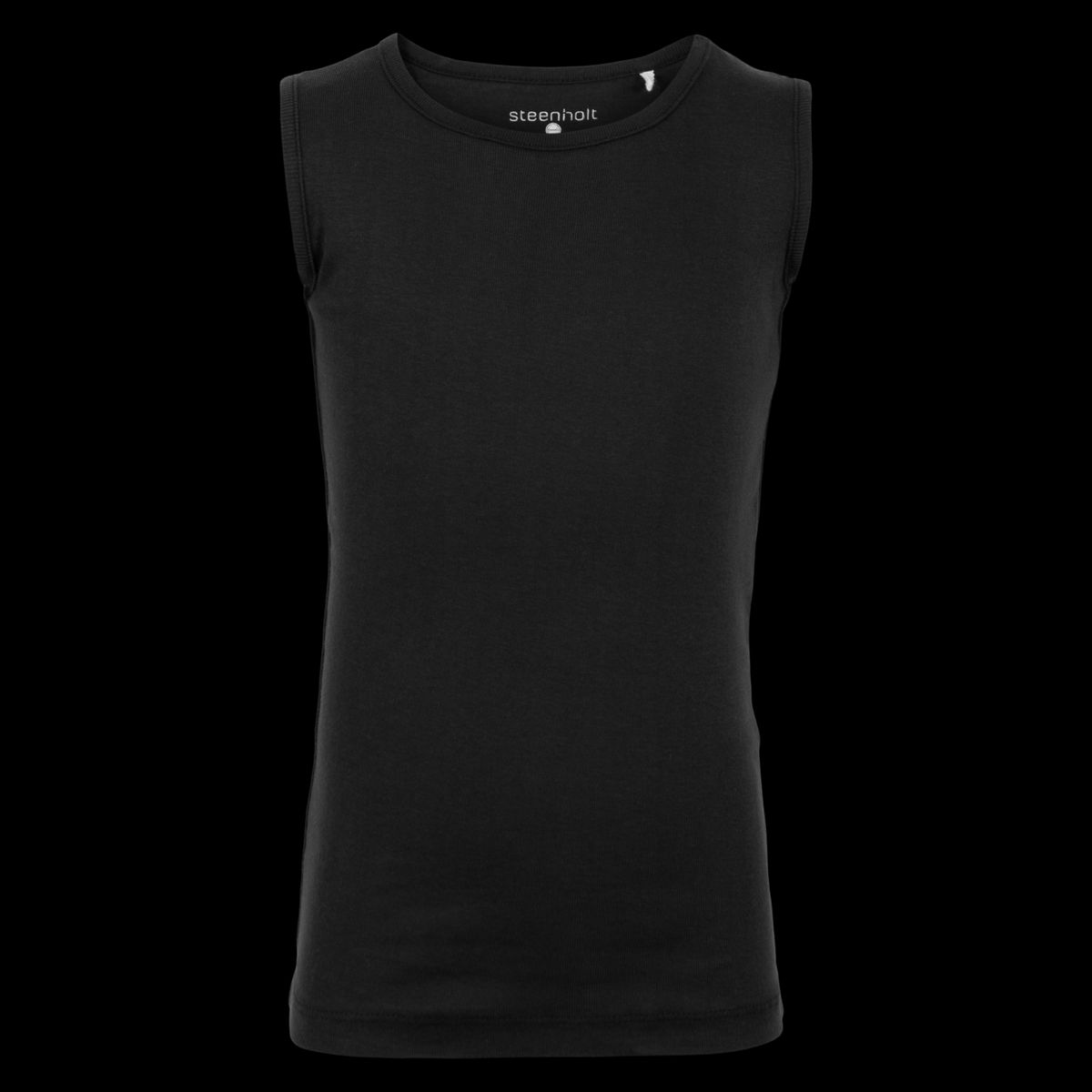 Steenholt Clark Drenge Tanktop - Black - 110/116