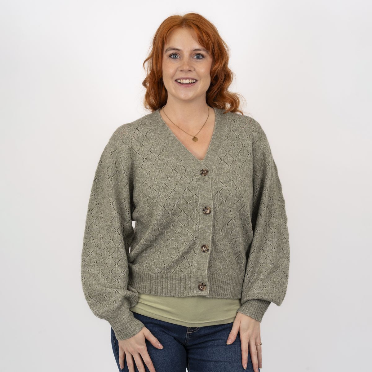 Steenholt Gora Dame Cardigan - Tea - 2XL