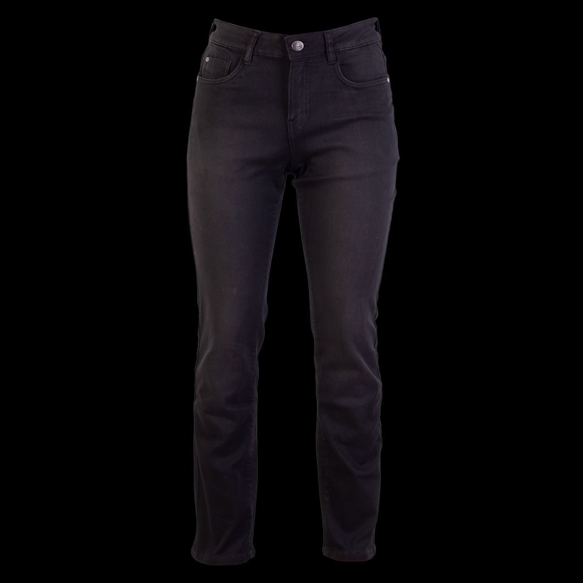 Steenholt Grace Dame Jeans m. stretch - Black Denim - 44/32