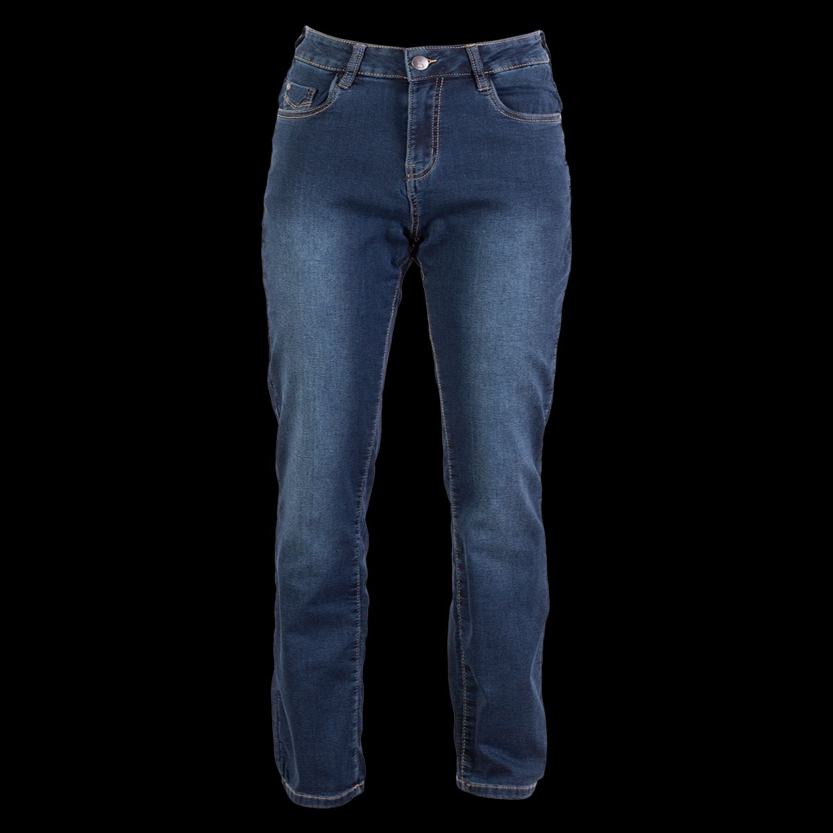 Steenholt Grace Dame Jeans m. stretch - Blue Denim - 44/32