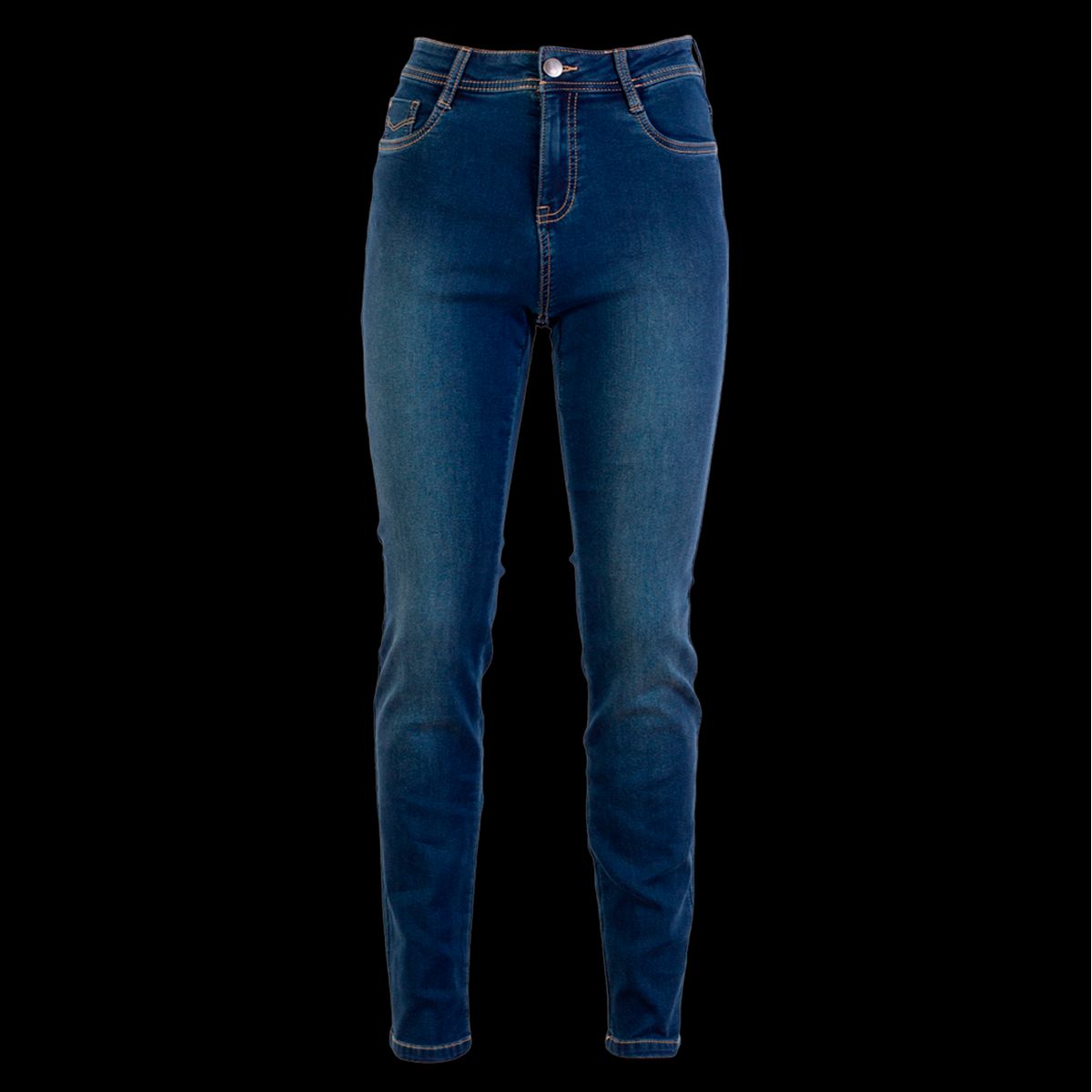 Steenholt Grace Dame Jeans m. stretch - Blue Denim - 44/32